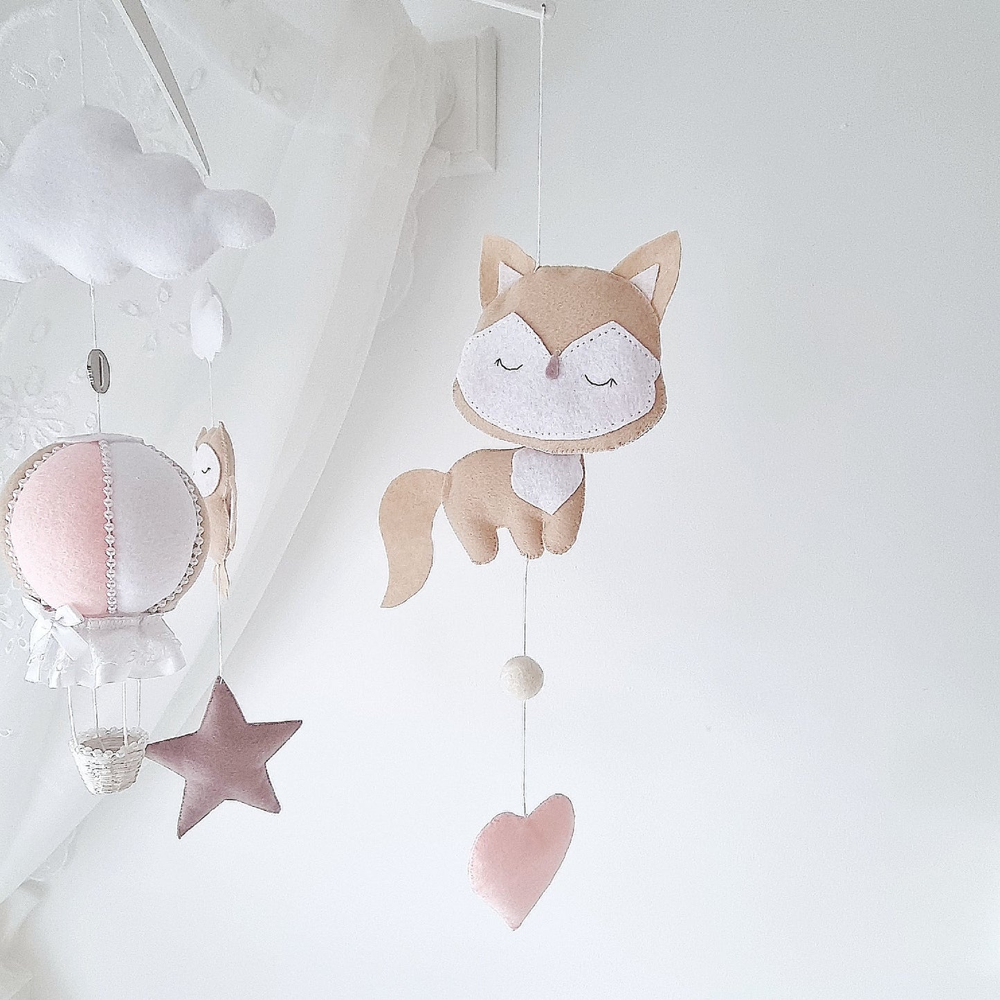 Woodland Whispers - A Dreamy Forest Friends Baby Mobile