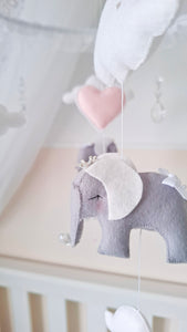 Elephant Princess Baby Mobile