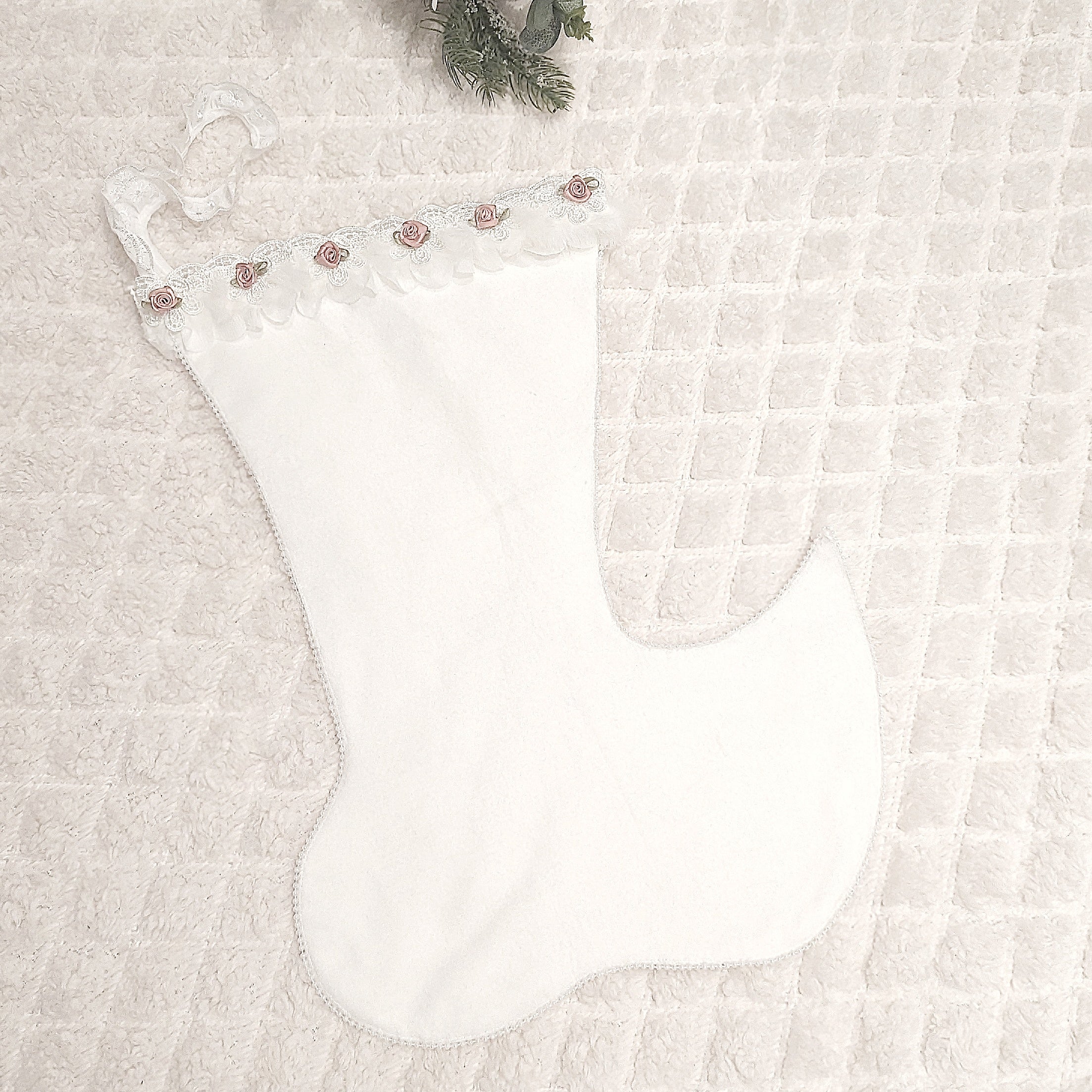 Luxury Rose Christmas Stockings