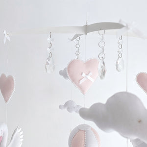 Adorable Swan Mobile Nursery Set