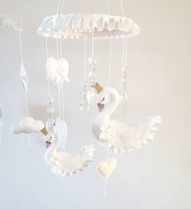 Luxury Swan Princess Hanging Mobile