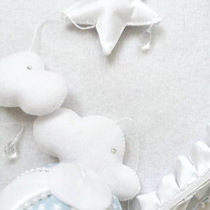 Luxurious Baby Mobile With A beautiful Frill Hanger