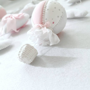 Luxurious Pink Hot Air Balloon Baby Mobile