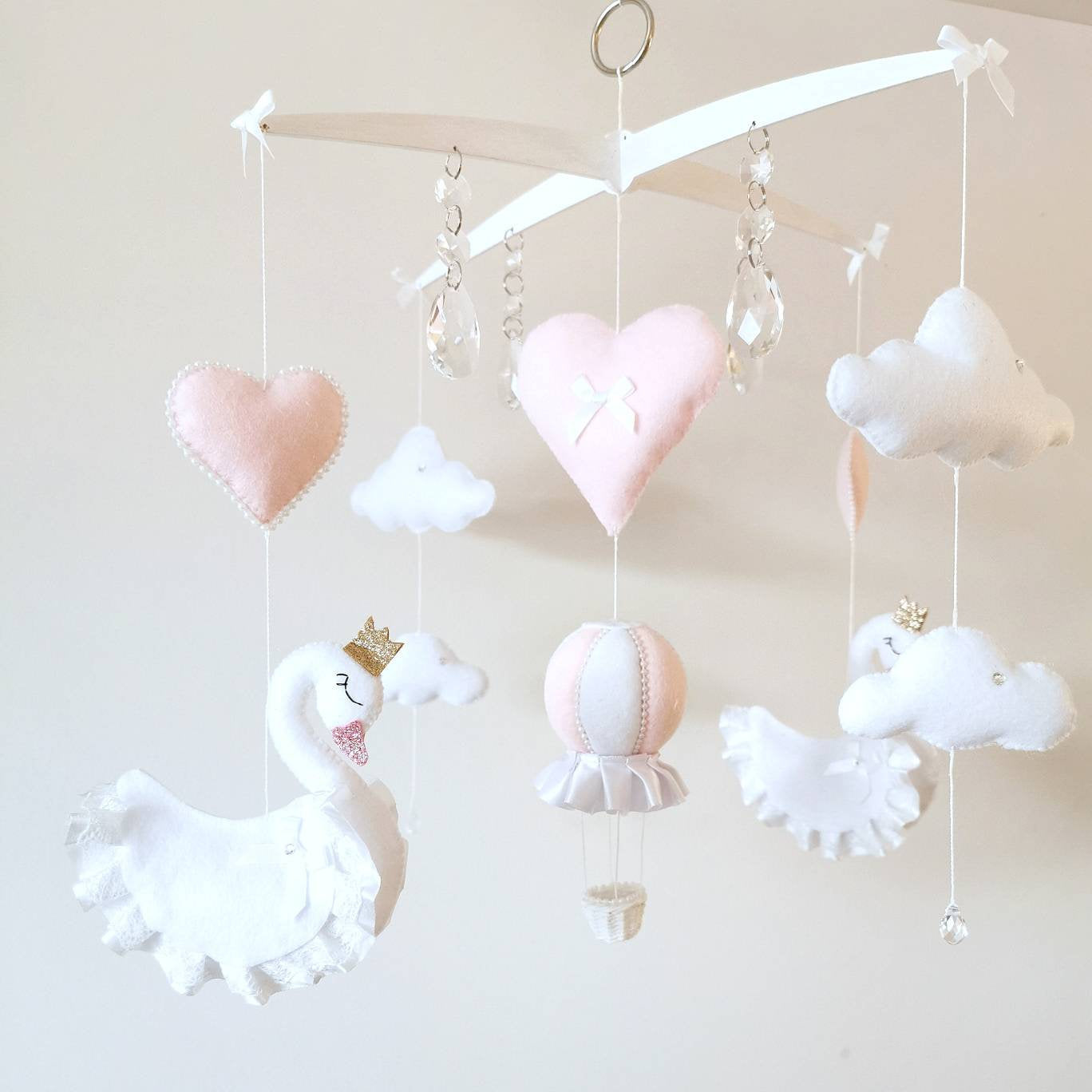 Sleeping Swan Princess Baby Mobile