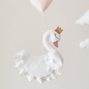 Sleeping Swan Princess Baby Mobile