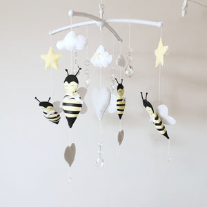 Lovely Buzzing Bee Baby Mobile