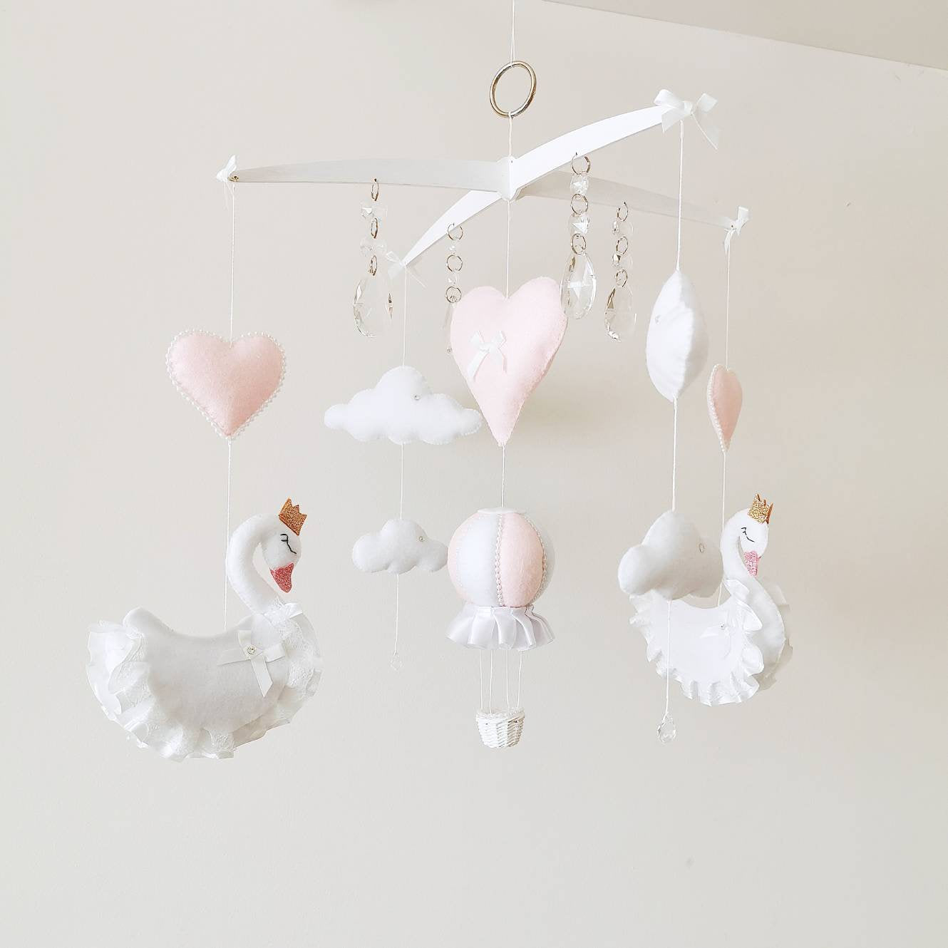 Sleeping Swan Princess Baby Mobile