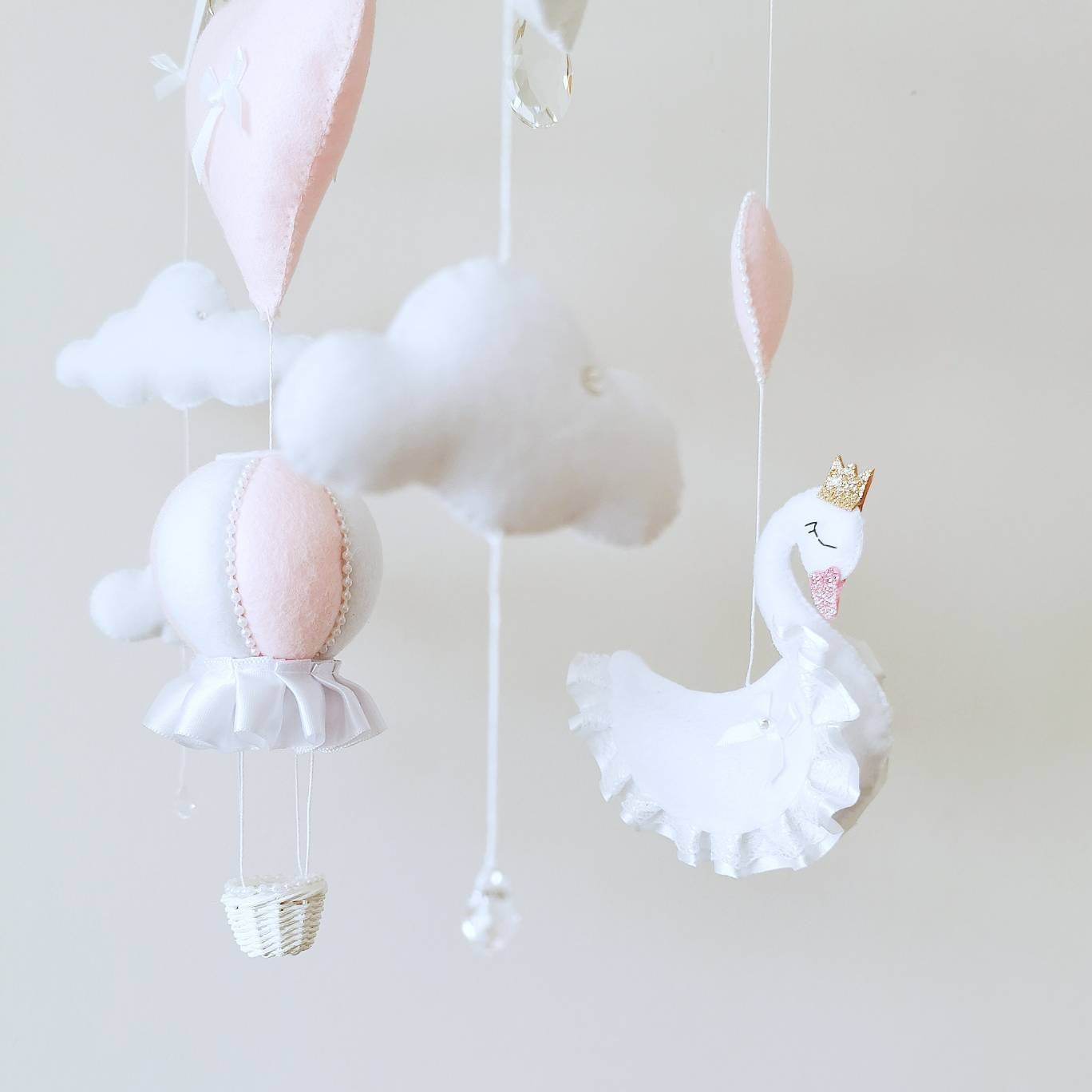 Sleeping Swan Princess Baby Mobile